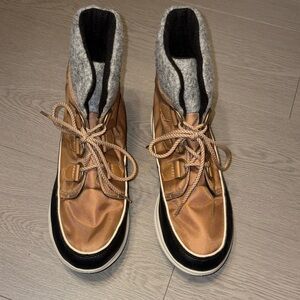 Sorel Men's Brown and Black Boots